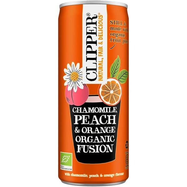 Clipper Chamomile. Peach & Orange Organic Fusion 250ml