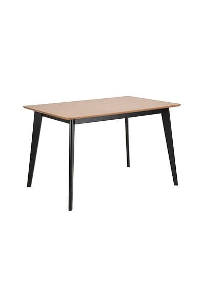 Nordform Matbord Roxy, 80 x 120 cm Ek svart