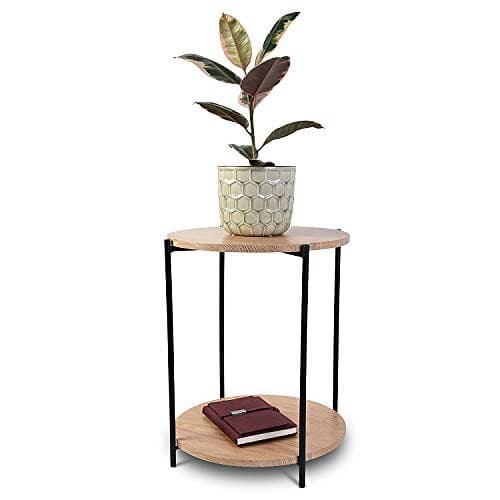 Nordform BORD Ø40 H50 CM Svart/Trä
