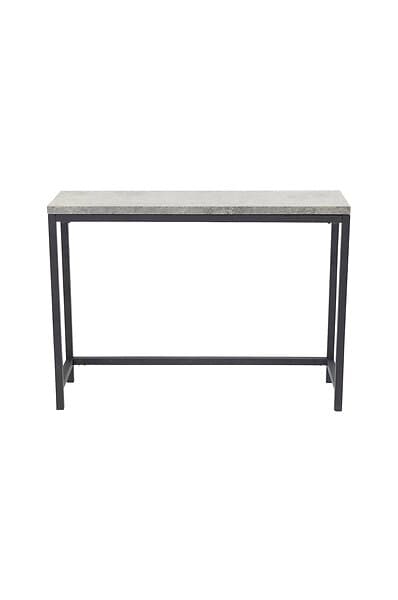 Venture Home Sidebord, Roxwell Svart Betonglook 110