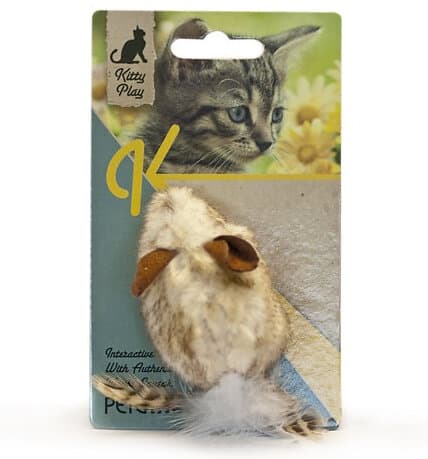 Kitty Play Shake your Tail Feather Mouse med ljud