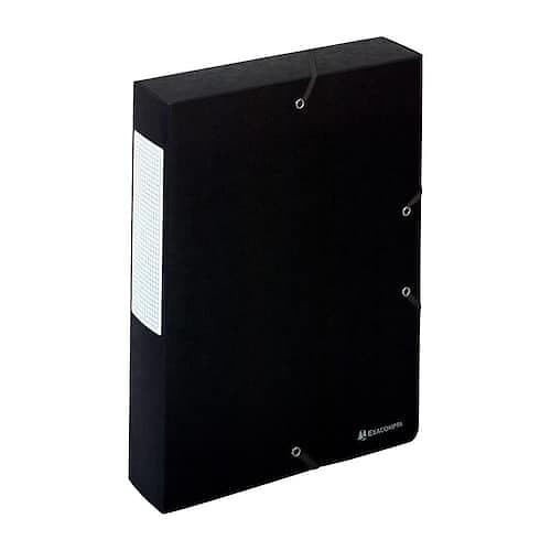 Exacompta Strikkboks 60mm 600g sort