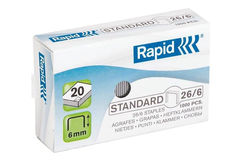 Rapid Heftestift Standard 26/6 (1000)