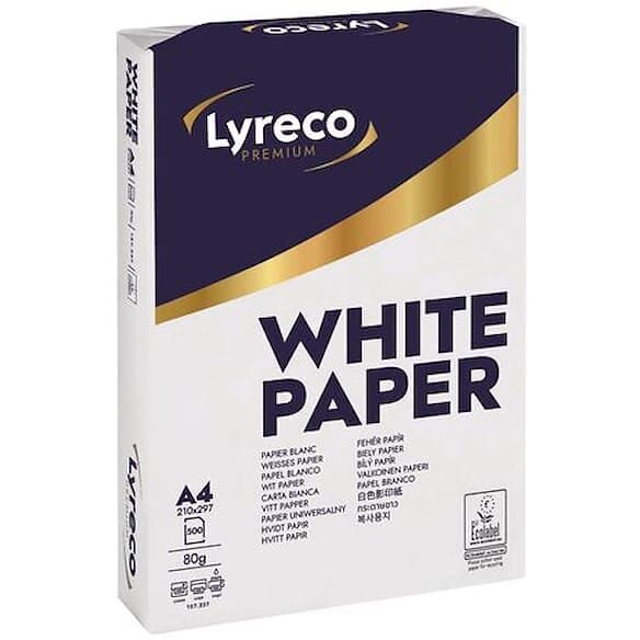 Lyreco Kopipapir Premium A4 80g (500)