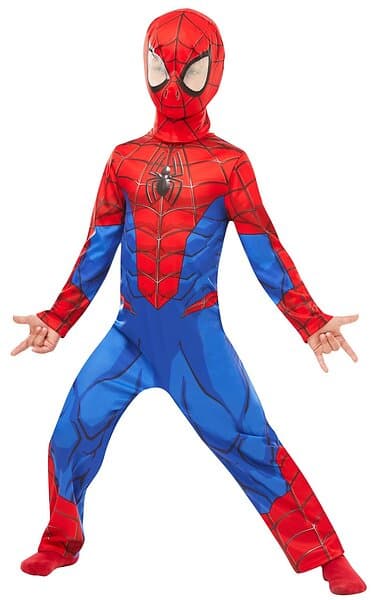 Rubies RubiesUK Spider-Man® Tecknad Barndräkt - maskeradkläder Unisex M (H 116 cm)