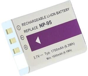 Batteriexperten Batteri NP95 för Fujifilm, 3,6V (3,7V), 1700 mAh