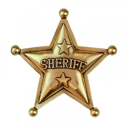 Sheriffstjärna Cowboy