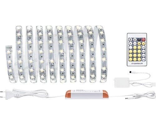 Paulmann LED Stripe MaxLED Tunable White startsats 20W 1740lm 2700-6500K varmvit-dagsljusvit 180 LEDs 24V 3m