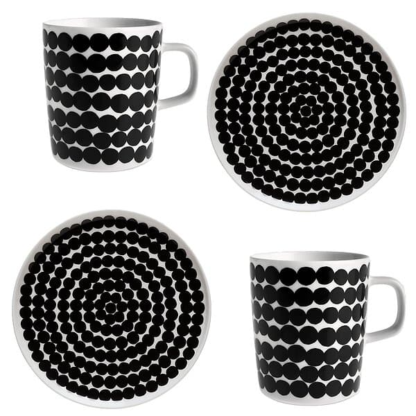 Marimekko Räsymatto Frukost 4 Delar Set