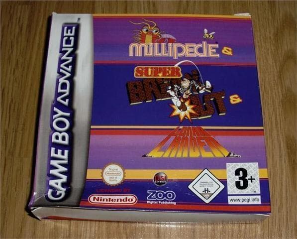 Millipede / Super Breakout / Lunar Lander (GBA)