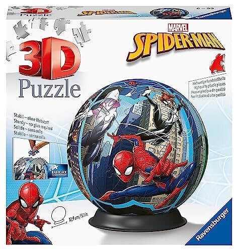 Ravensburger 3D Spiderman 11563 72 styck Serietidning Puzzle-Ball 6 År