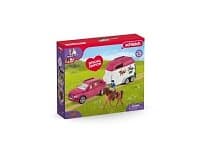 Schleich Horse Club 72223 Set of figures Car with trailer Basic