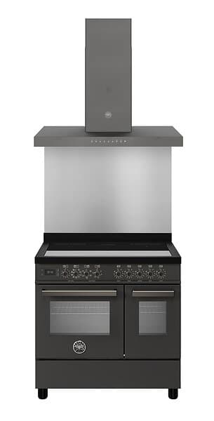 Bertazzoni Spispaket Carbonio Professional 90 cm (spis fläkt stänkskydd)