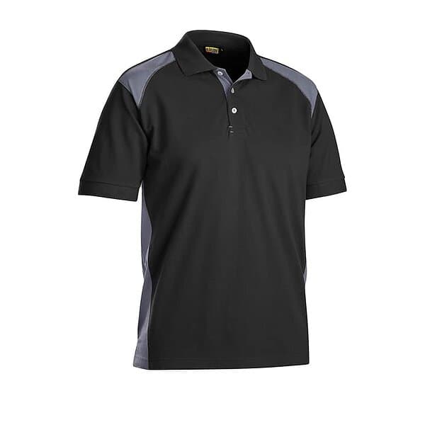 Blåkläder Piké 2-färgad Svart/Grå 4XL 3324105099944XL