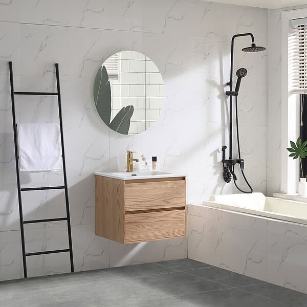 Bathlife Tvättställsskåp Lättsam Natur LTS 080 S2V MMML MEB