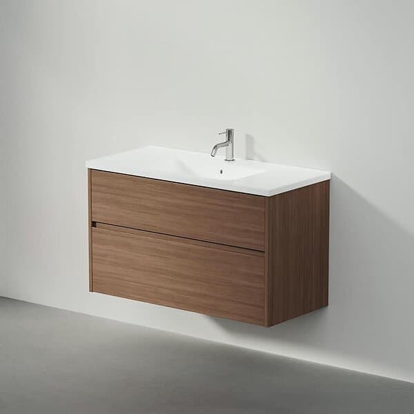 INR Tvättställsskåp GRAND Grip med 2 Lådor 100 Dark Oak 996x570x450 mm 372338