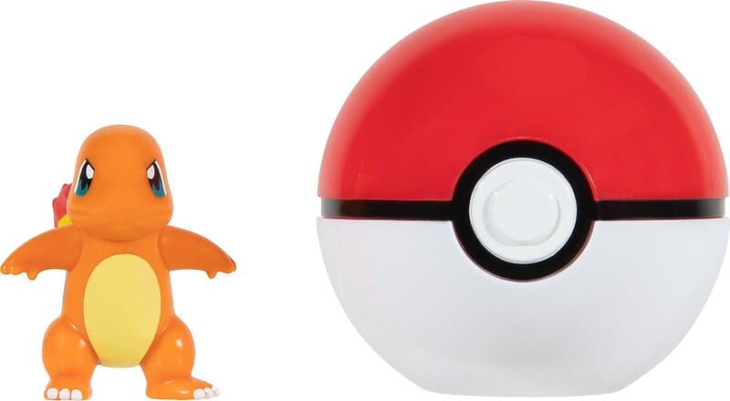 Pokémon Figur Charmander & Pokéboll
