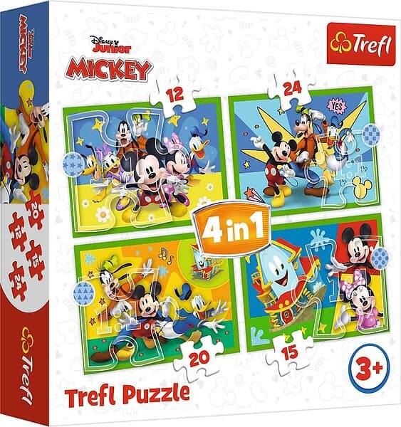 Trefl Musse Pigg Pussel 4-i-1