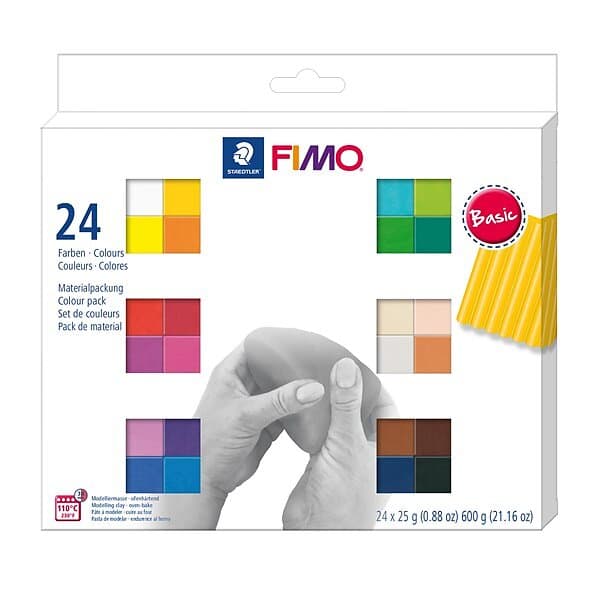 Fimo Soft Colour 24-pack Basfärger