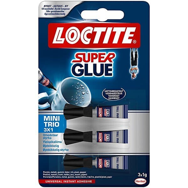 Loctite Lim Super Glue 3x1g