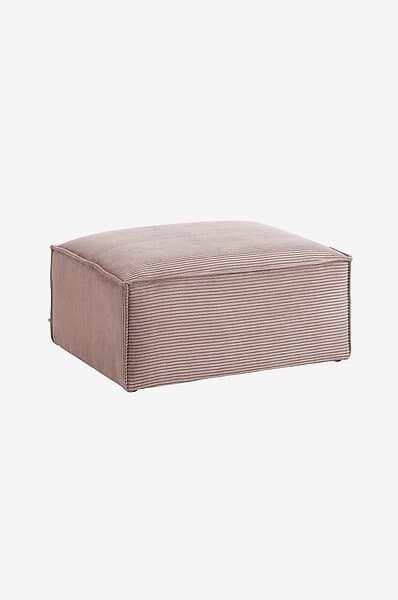 Kave Home Puff Blok 90 x 70 cm Rosa