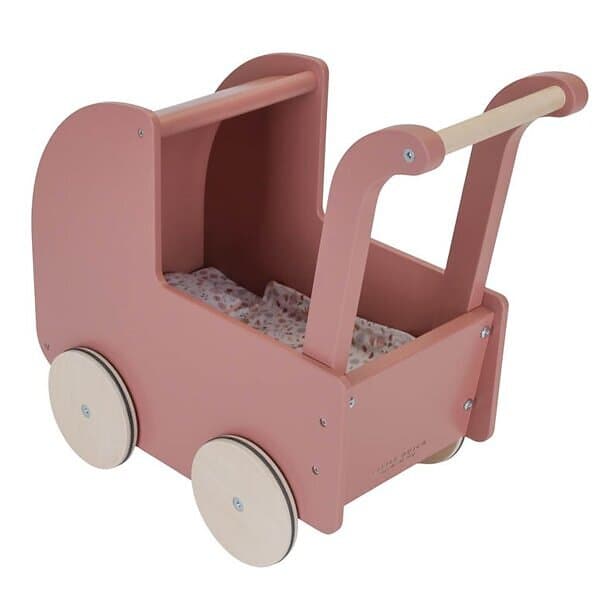 Little Dutch Wooden Doll Pram LD7096
