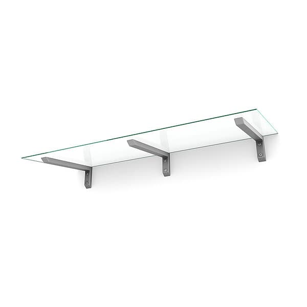 Designtak Entrétak Easy Collection Bold Small Console Silver Frosted Glass K012S-T032