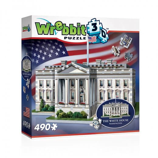 Wrebbit 3D Vita Huset 490 Bitar