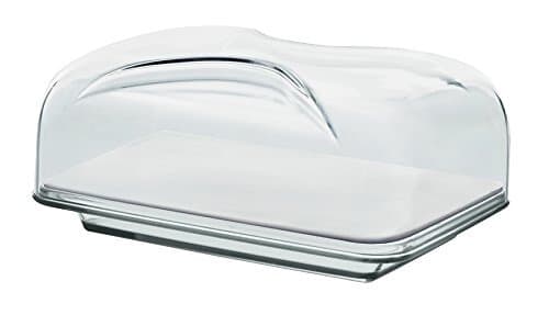 Guzzini - Gocce, rektangulärt ostfat set - transparent, 25,5 x 18 x H 11,5 cm - 27010065