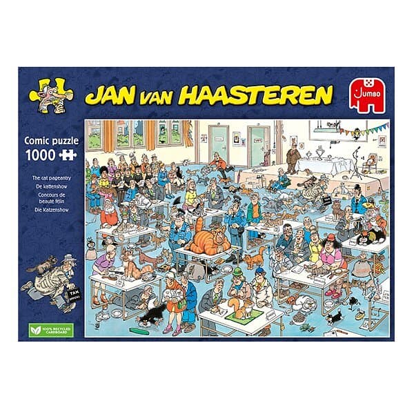 Jan Van Haasteren Kattenshow Pussel 1000 bitar