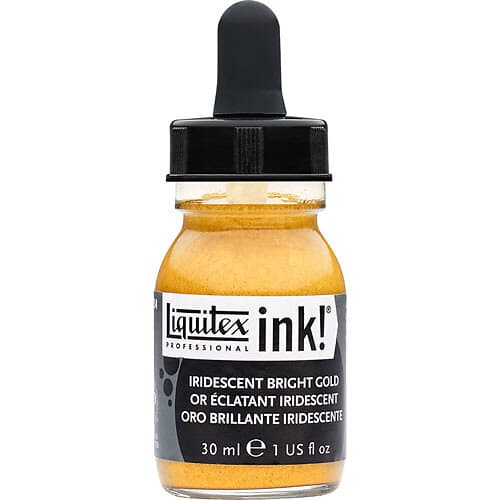 Liquitex Acrylic Ink 30ml Iridescent bright gold 234