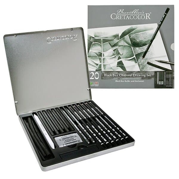 Cretacolor Black Box kol-set