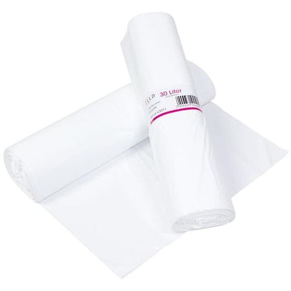Staples Avfallspose LDPE 52x58 12my hvit (100)