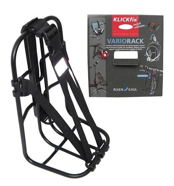 KLICKfix Vario Universal Carrier Pannier Rack Svart