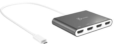 J5Create Bildskärmsadapter USB-C -> 4 x Hdmi