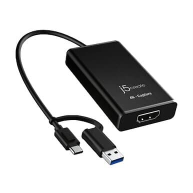 J5Create JVA11-N 4K HDMI Capture Adapter