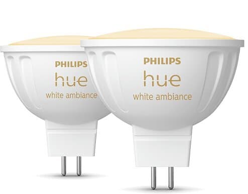 Philips Hue White Ambiance 4,7W GU5.3 (MR16) 2-pack