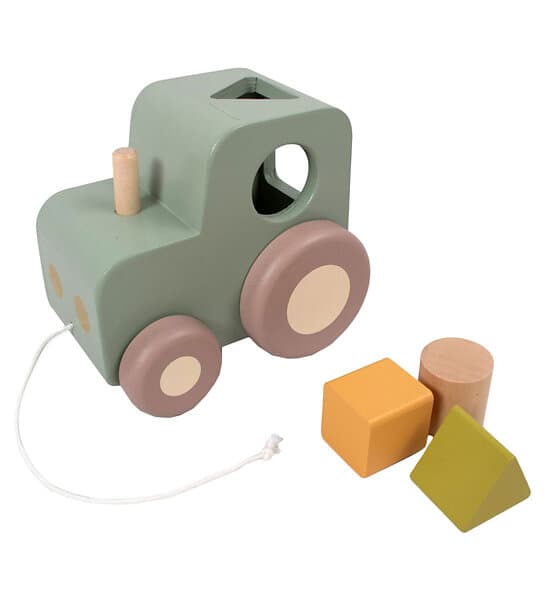 Filibabba Plocklåda - Drag-Traktor - One Size - Plocklåda