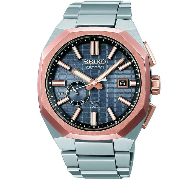 Seiko Astron GPS Solar Rose Gold Crystal Box SSJ014J1