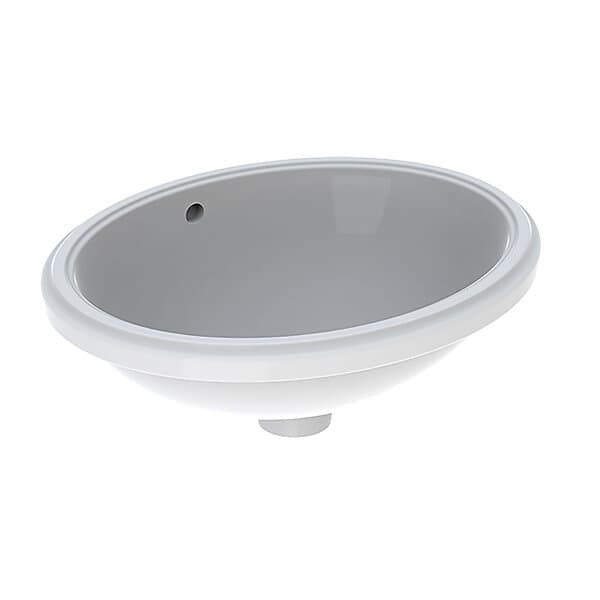 Geberit Tvättställ Variform 420 mm för underlimning Ovalt 500,748.01,2G