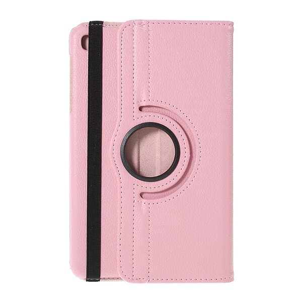 Inskal Samsung Galaxy Tab A 8,4 (2020) Litchi Fodral med 306 Graders Stativfunktion Rosa