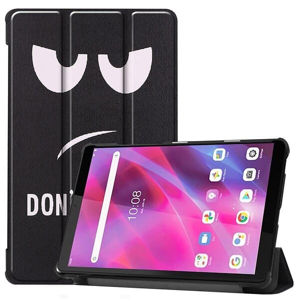 Inskal Lenovo Tab M8 (3 general) 8" Tri-Fold Flip Case m. Auto Sleep/Wake -funktionsfunktion -" Don't Touch Me