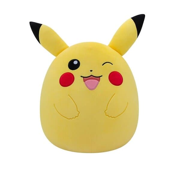 Squishmallows Pokémon Mjukdjur Blinkande Pikachu 35 cm