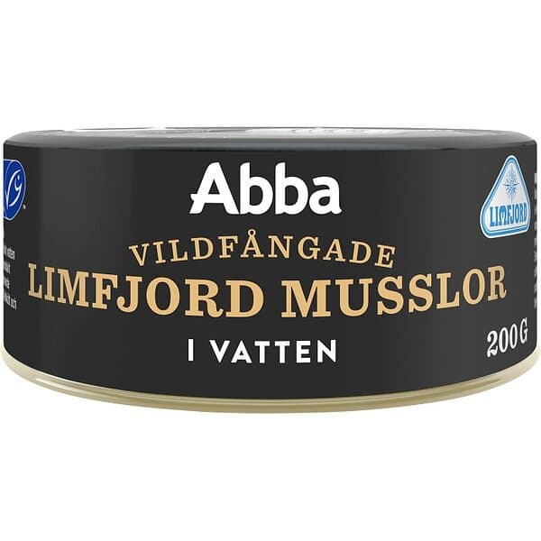 Naturell Limfjord Musslor i Vatten 200g