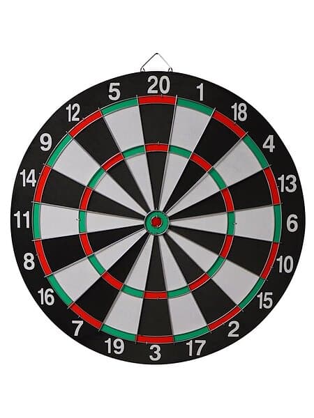 Dartspel med 6 pilar