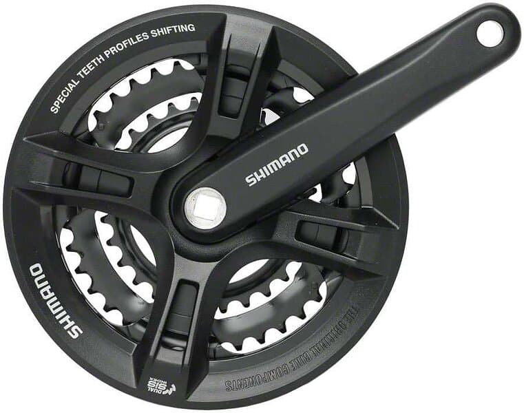 Shimano Vevparti FC-TY501 3 x 7-8 växlar 42/34/24T 170 mm svart