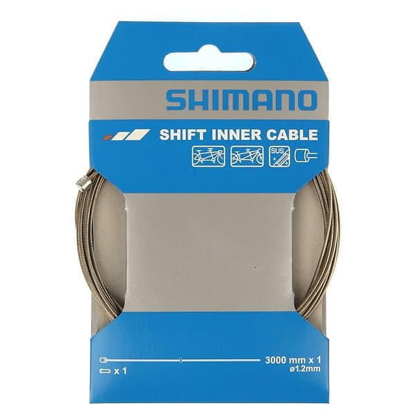 Shimano Växelvajer Rostfri 1,2 x 3000 mm 2016