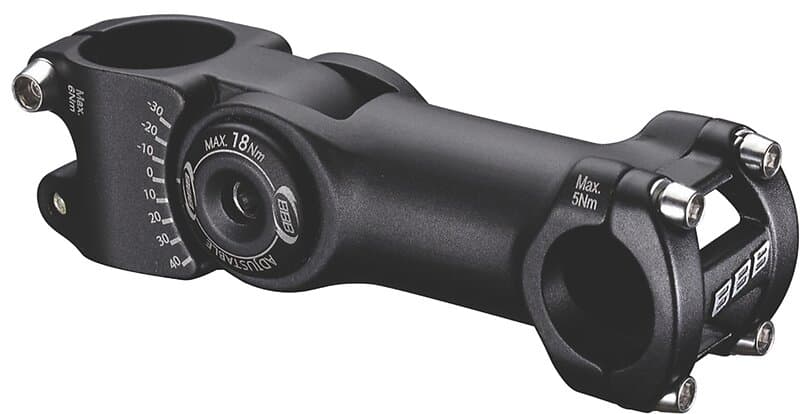 BBB Styrstam Highsix justerbar 25,4 mm 90 mm svart 2016