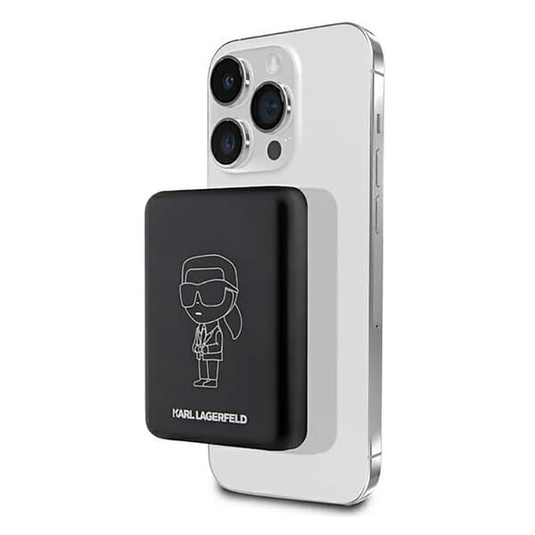 Karl Lagerfeld Magnetisk & Trådløs Qi Powerbank 3000mAh MagSafe Kompatibel