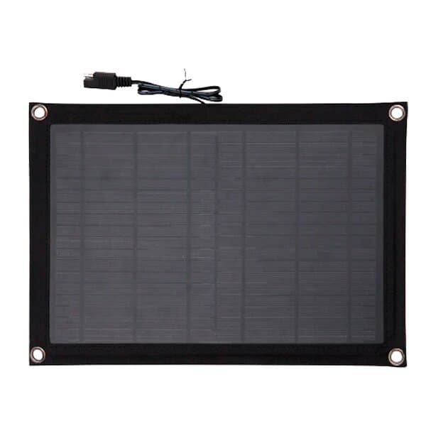 Technaxx TX-209 10W Solcellsladdare m. Startkablar 12V